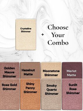 Crystalline Shimmer - Bundle 2 Chromafusion Eye Shadow  - Choose Your Combo